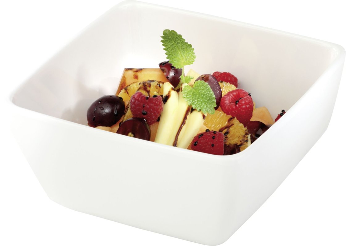 "Friendly" Square Schale, weiß, 9 x 9 cm, 0,19L (3)