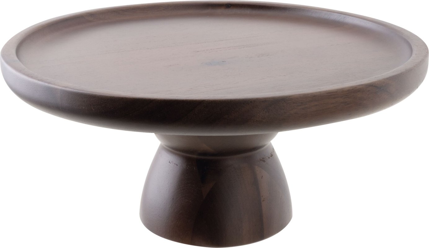 Torten-/Buffetplatte mit Fuß 24,5x11cm (1)