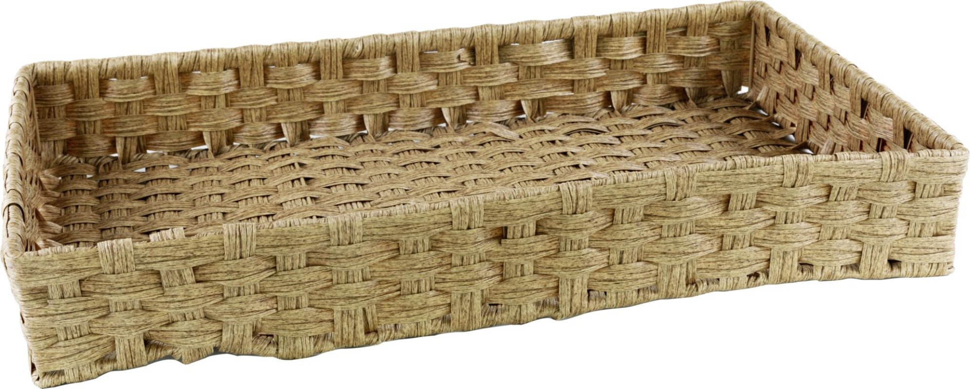 Korb, beige, Polyrattan, GN GN 1/1 (1)