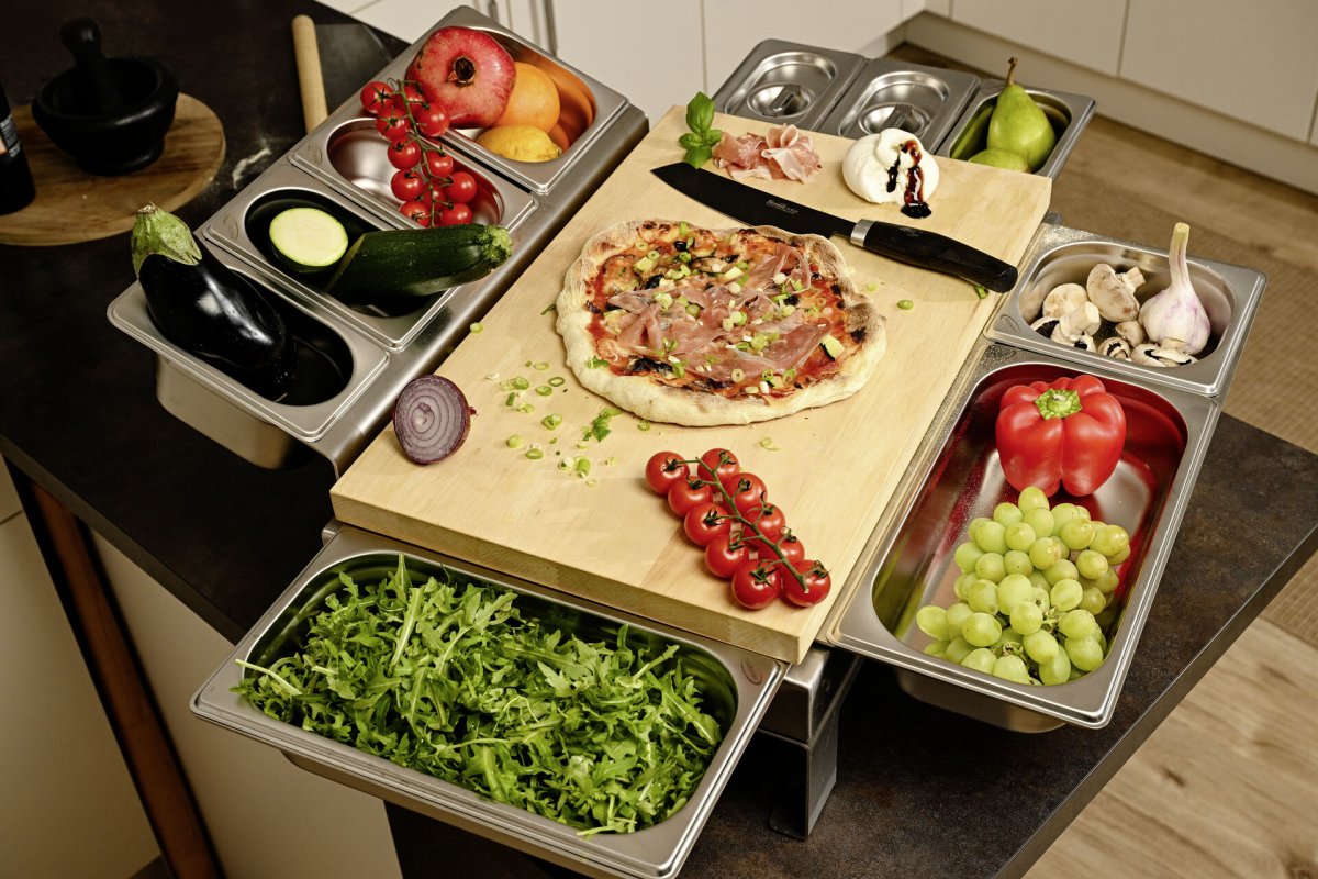 Schneidstation "CentPro" Hauptrahmen GN 1/1, Edelstahl (5)