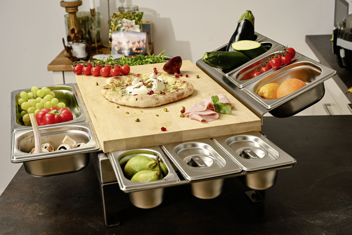 Schneidstation "CentPro" Hauptrahmen GN 1/1, Edelstahl (7)