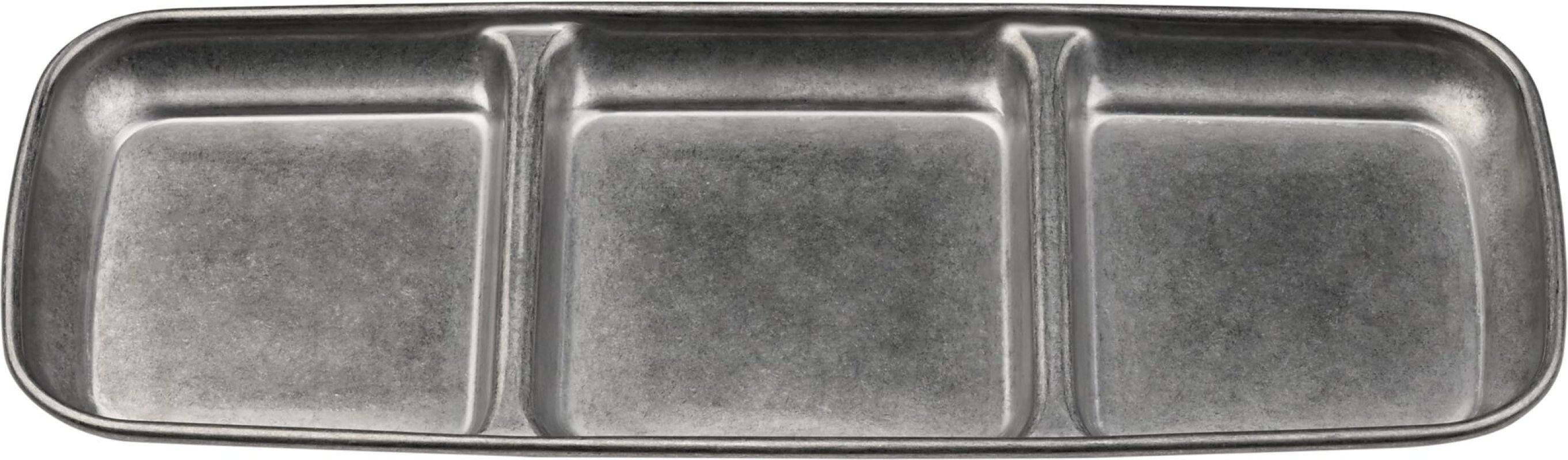 "Yoko" Schale 3 Felder, grau (1)