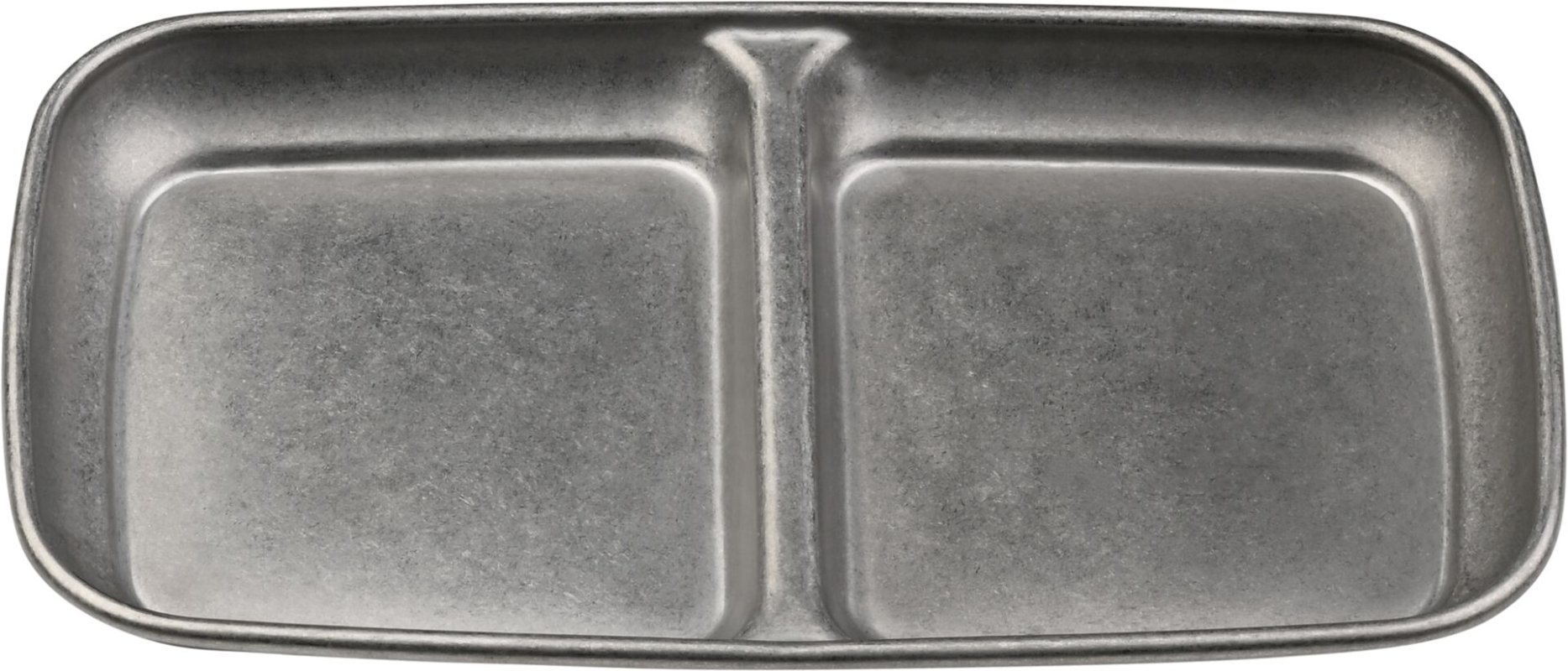 "Yoko" Schale 2 Felder, grau (1)