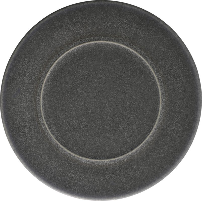 Steinzeugserie "Urban Calm" grau Teller flach 22cm (1)