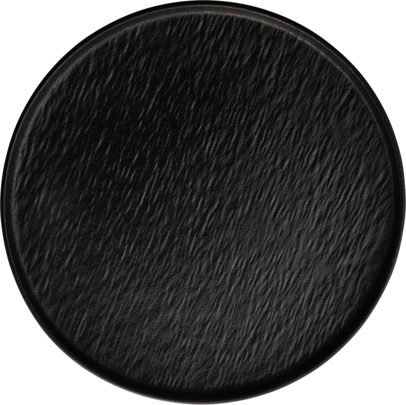 Porzellanserie "Lavanit" schwarz Teller flach (1)