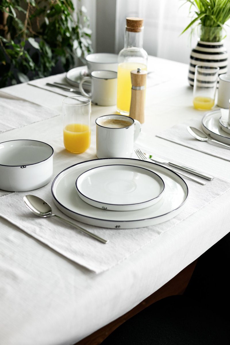 Steinzeugserie "Greta" Teller flach 29,5cm (6)