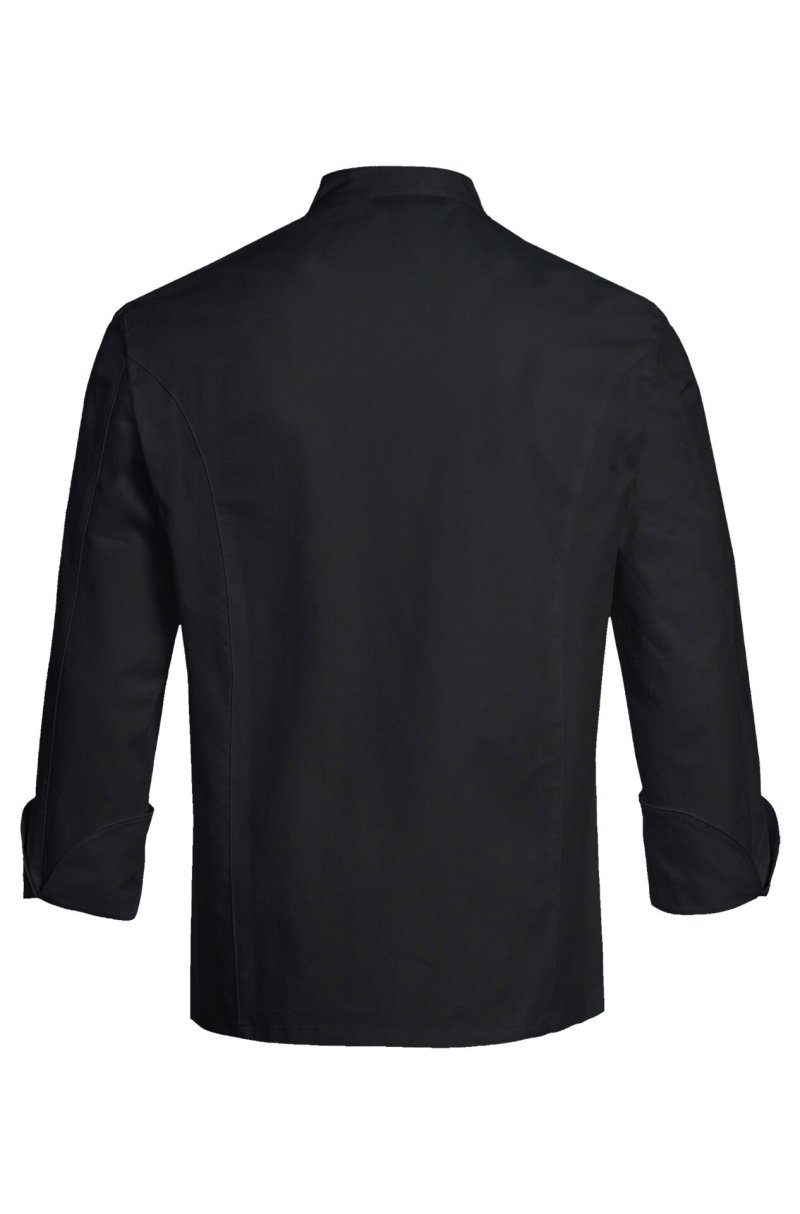 Kochjacke Herren, Brustleistentasche, langarm Größe S (3)